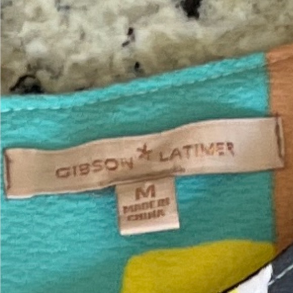 Gibson Latimer Color Burst Block Retro Mod Shift Dress - Picture 10 of 10